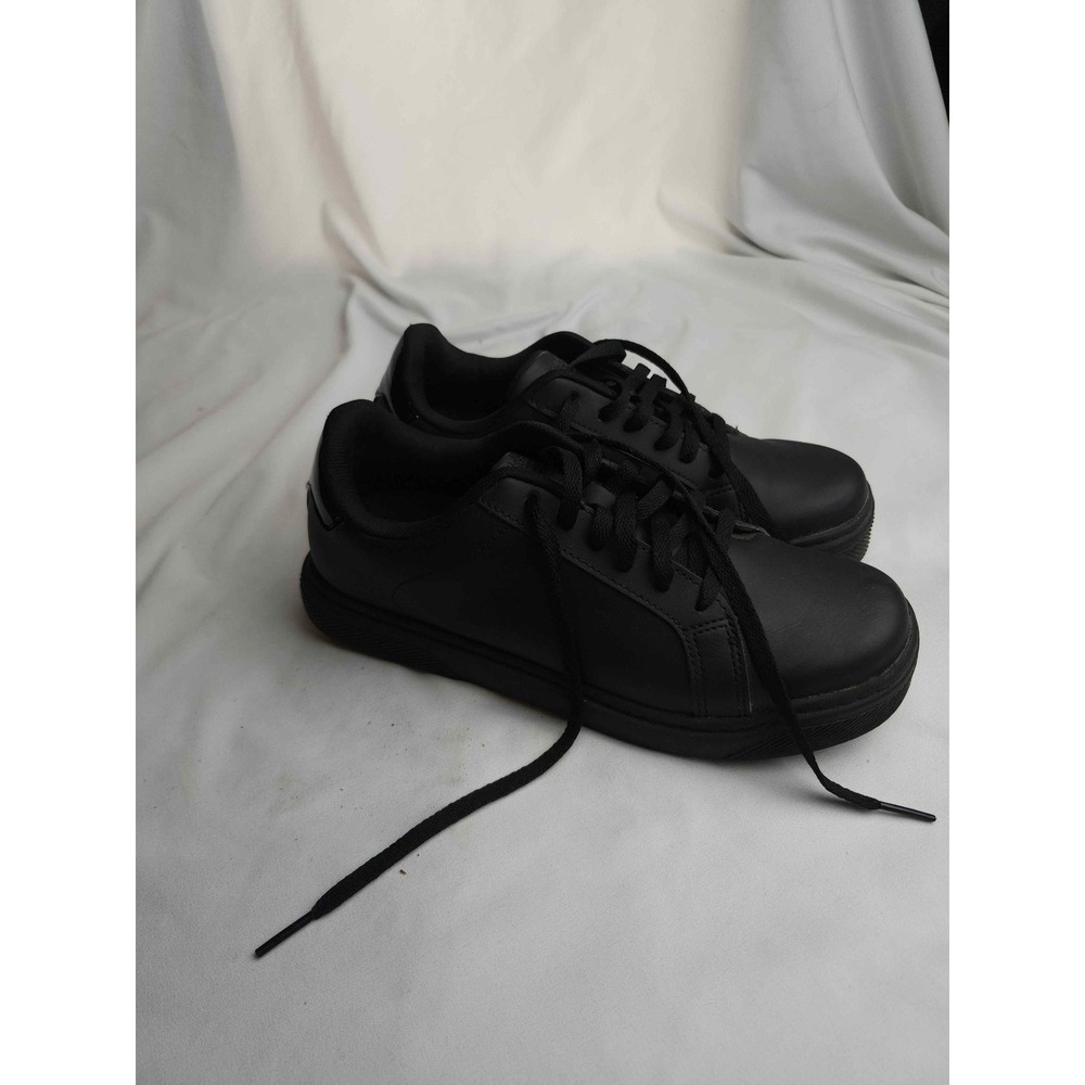 Tredsafe Mens Slip Resistant Work Shoes Black Low Top Sneakers Size 7.5